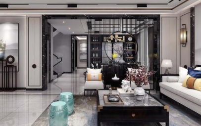 牡丹新中式客厅设计应该注意什么吗？